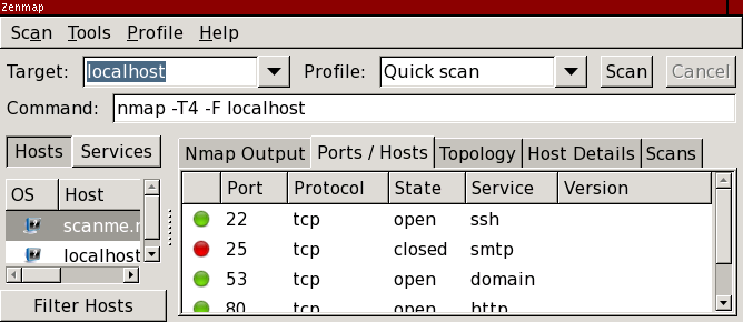 nmap vs zenmap