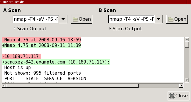 difference between nmap and zenmap