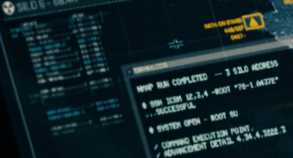 Computer screen reads 'NMAP RUN COMPLETED'